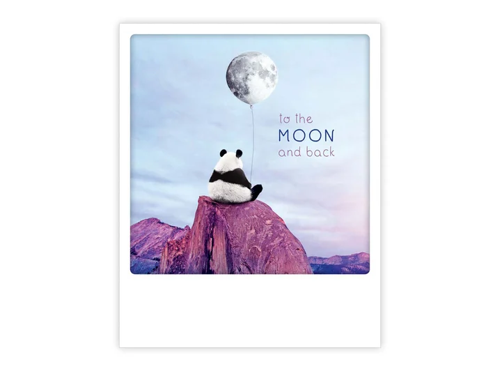 Pickmotion postkort -To the moon Pickmotion - Postkort 