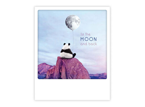 Pickmotion postkort -To the moon Pickmotion - Postkort