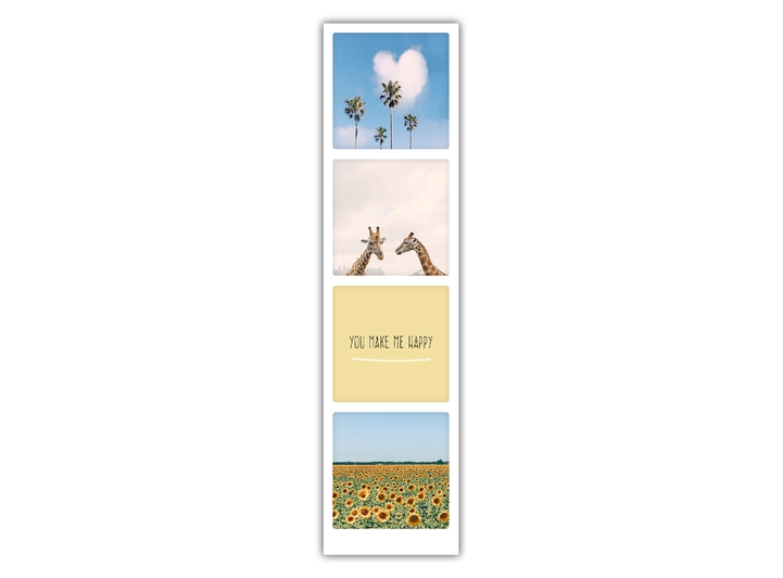 Pickmotion Bokmerke - You make me happy 20 x 5 cm 