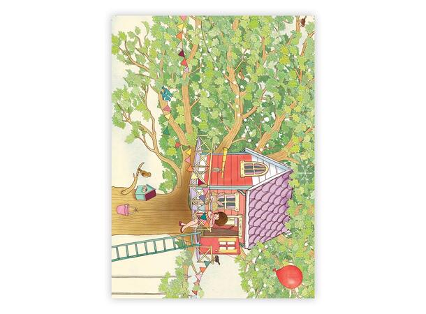 Belle & Boo - Postkort Tree House A6