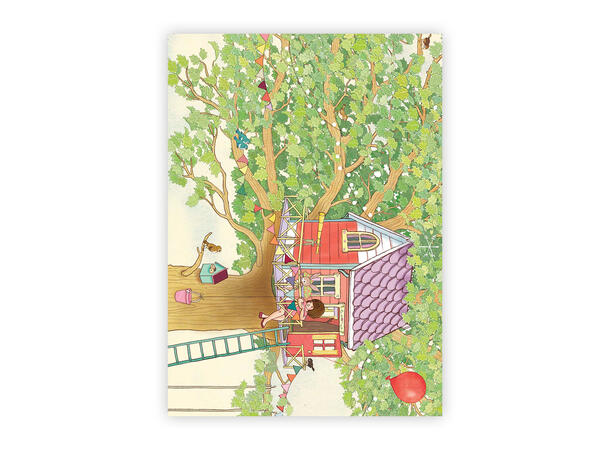 Belle & Boo - Postkort Tree House A6 