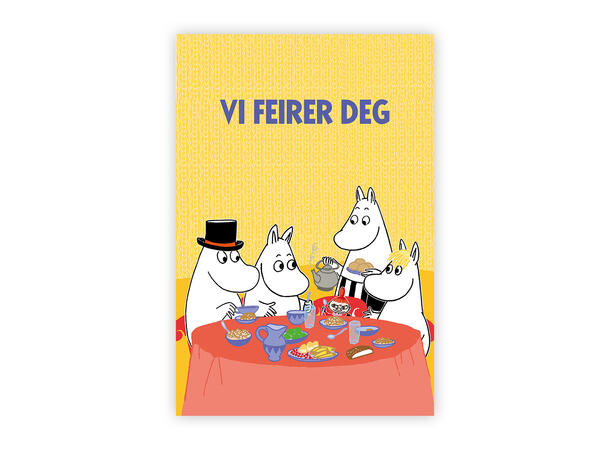 Mummi dobbeltkort - Vi feirer 17 cm Mummi 