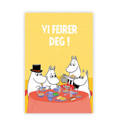 Mummi dobbeltkort - Vi feirer 17 cm Mummi