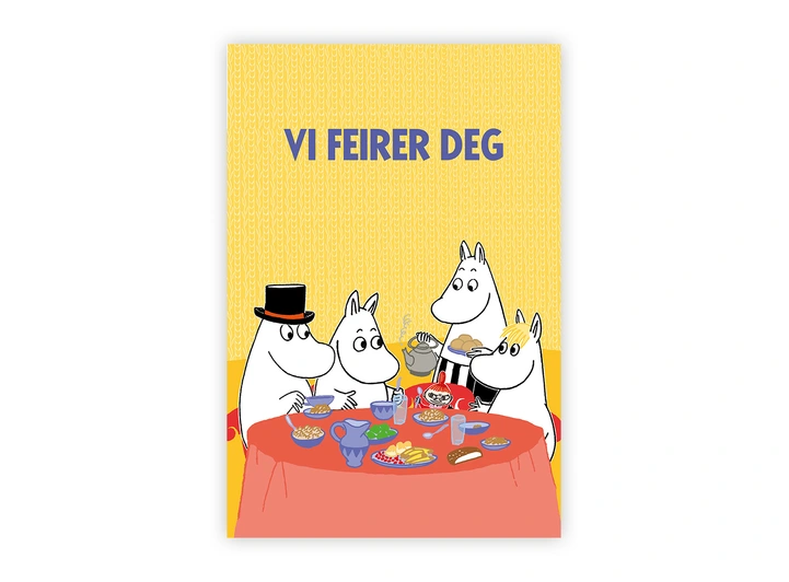 Mummi dobbeltkort - Vi feirer 17 cm Mummi 