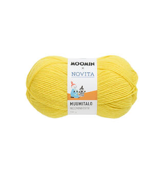 Mummigarn Muumitalo 100 g 229 Gul Miffle 229 Gul