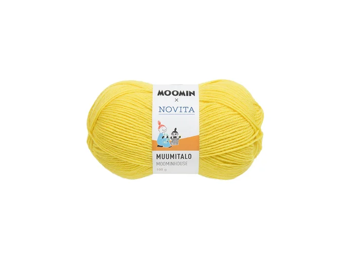 Mummigarn Muumitalo 100 g 229 Gul Miffle 229 Gul 