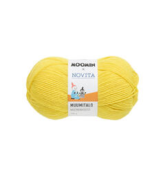 Mummigarn Muumitalo 100 g 229 Gul Miffle 229 Gul