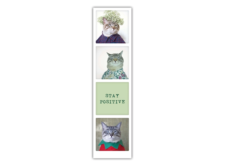 Pickmotion Bokmerke - Stay positive 20 x 5 cm 