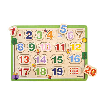 Wacky Wonders - Trepuslespill tall 1-20 3 +