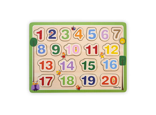 Wacky Wonders - Trepuslespill tall 1-20 3 + 