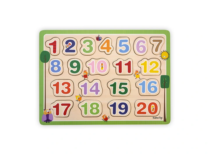 Wacky Wonders - Trepuslespill tall 1-20 3 + 