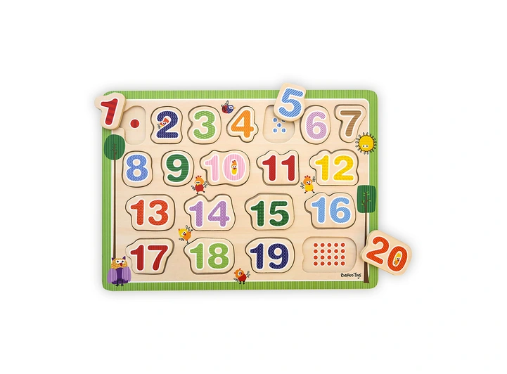 Wacky Wonders - Trepuslespill tall 1-20 3 + 