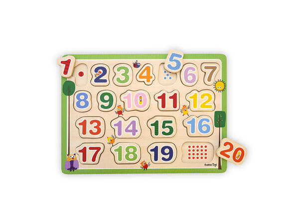 Wacky Wonders - Trepuslespill tall 1-20 3 + 