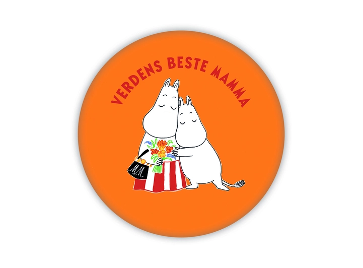 Magnet Mummi - Verdens beste mamma 5,6 cm 