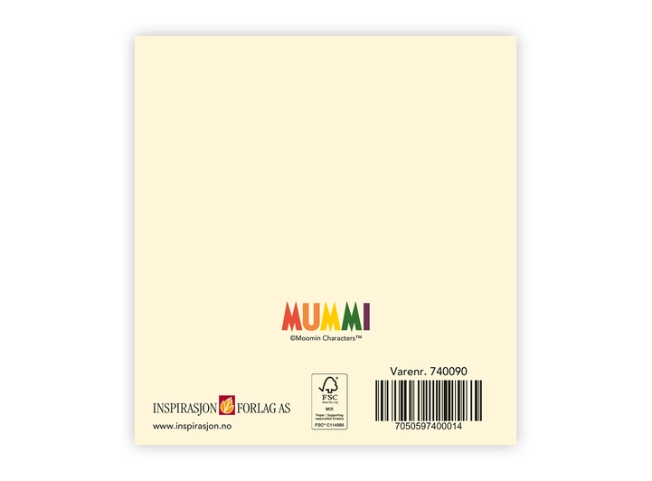 Mummi dobbeltkort - Hipp hurra 7,5 cm Mummi 