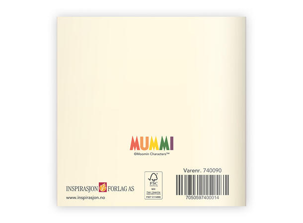 Mummi dobbeltkort - Hipp hurra 7,5 cm Mummi