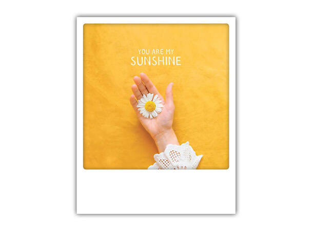Pickmotion postkort -You are my sunshine Pickmotion - Postkort