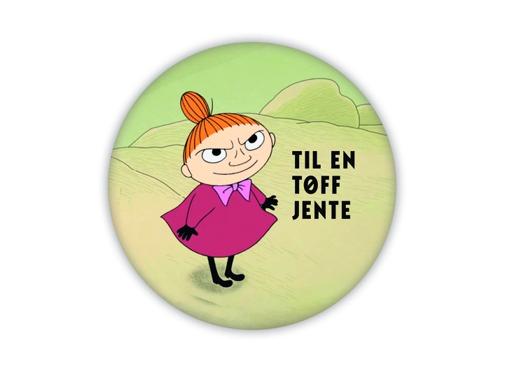 Magnet  Mummi - til en tøff jente 5,6 cm 