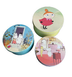 Mummi kakebokser Sett a 3 stk