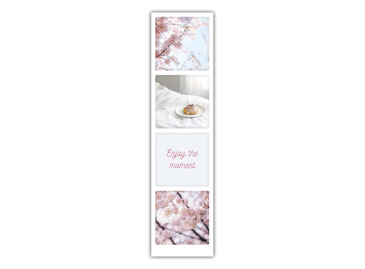 Pickmotion Bokmerke - Enjoy the moment 20 x 5 cm 