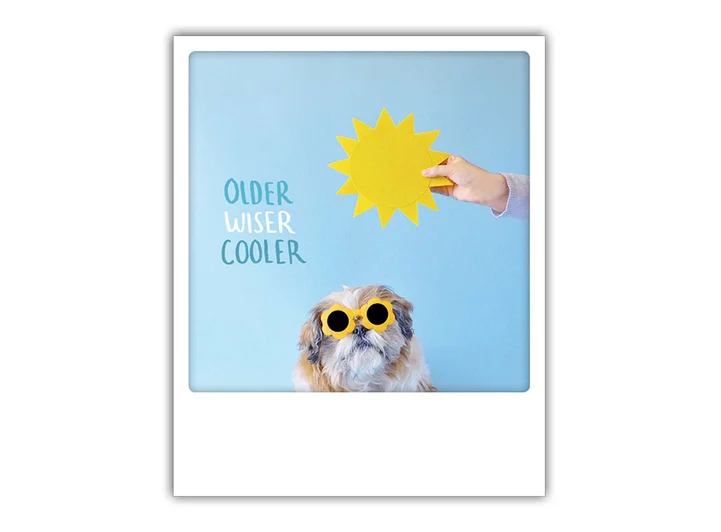 Pickmotion postkort -Older wiser cooler Pickmotion - Postkort 