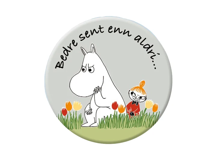 Magnet  Mummi - Bedre sent enn aldri 5,6 cm 