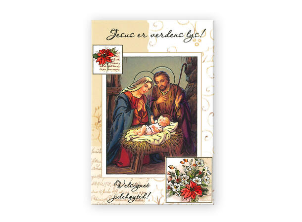 Kristent Postkort jul - Jesus A6 Postkort