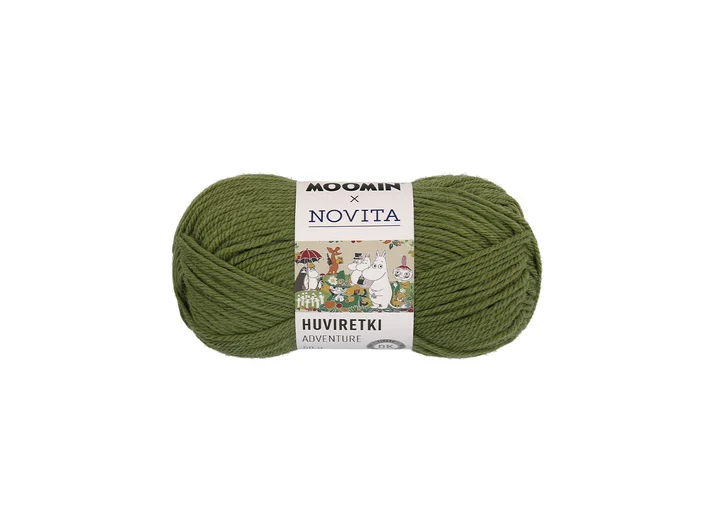 Mummigarn Huviretki  50 g Grønn 379 379 Telt 