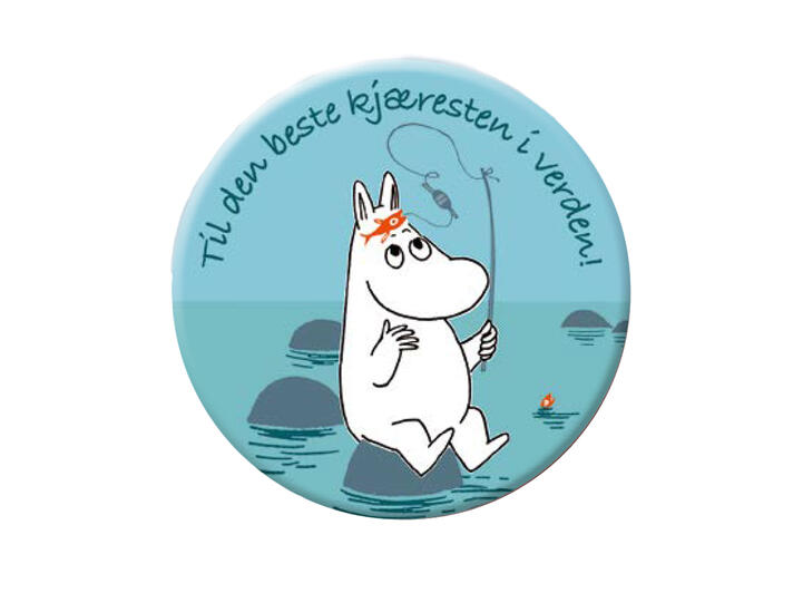 Magnet Mummi - Til den beste kjæresten 5,6 cm 