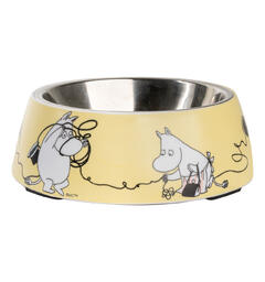 Mummi Pets Matskål - Medium Gul 325 ml Pets