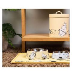 Mummi Pets Matskål - Medium Gul 325 ml Pets