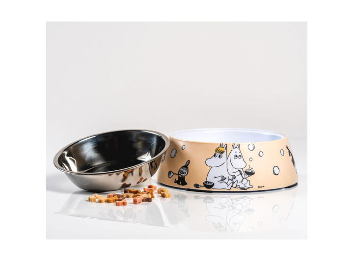 Mummi Pets Matskål M - Beige 325 ml 