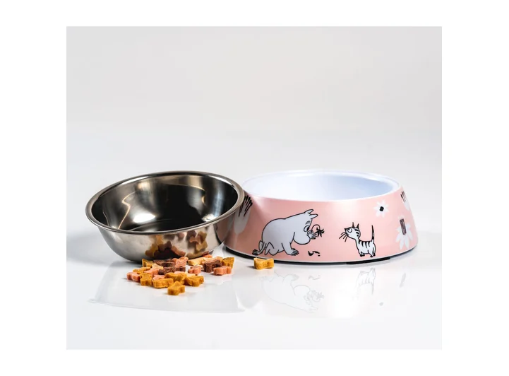 Mummi Pets Matskål S - Rosa 160 ml 