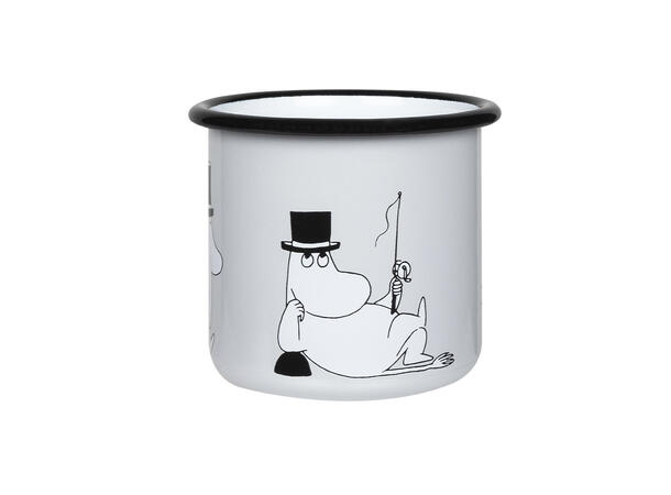 Mummikopp Emalje - Mummipappa 3,7 dl Retro
