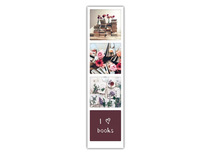 Pickmotion Bokmerke - I love books 20 x 5 cm 