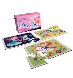 Puslespill Unicorn 3 +