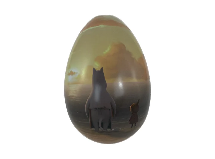 Påskeegg Mummi Solnedgang 15 cm 