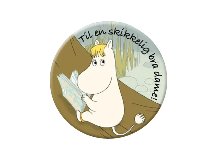 Magnet Mummi - Til en skikkelig bra dame 5,6 cm 
