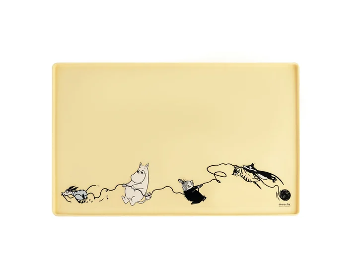 Mummi Pets Silikonmatte  Gul 48x30 cm   Pets 