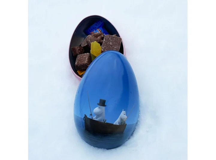 Påskeegg Mummi Fisker 15 cm 