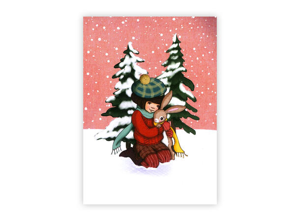 Belle & Boo - Postkort Snowbunny A6 