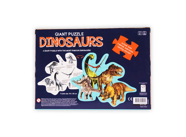 Dinosaur Gulvpuslespill 120 brikker 