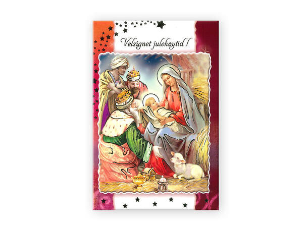 Kristent Postkort jul - Velsignet jule A6 Postkort