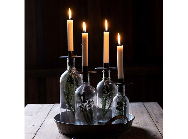 Adventstall til Norgesglass sort Norgesglass 