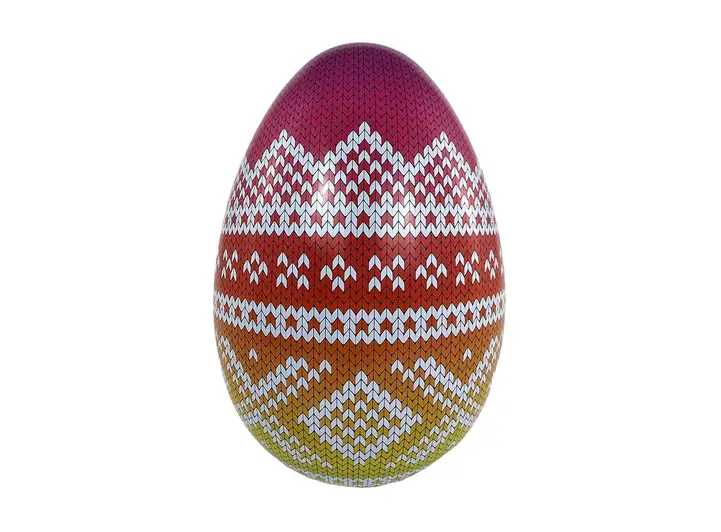 Påskeegg Marius Flerfarget 15 cm 