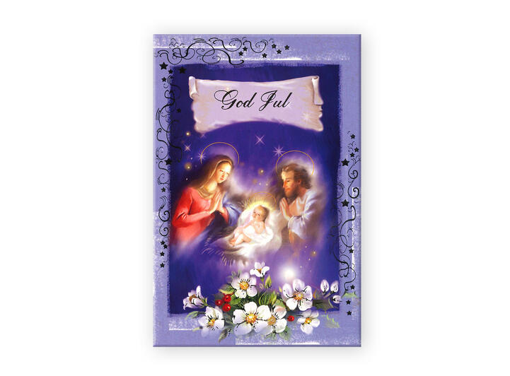 Kristent Postkort jul - God jul A6 Postkort 