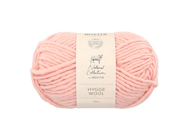 Garn - Hygge Wool 100g 504 Rosevann 504 Rosevann