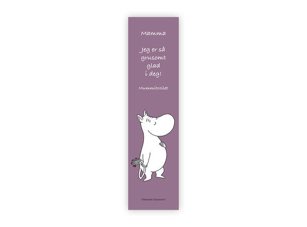 Mummi Bokmerke - Mummitrollet 20 x 5 cm 