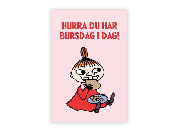 Mummi dobbeltkort- Hurra du har bursdag 17 cm  Mummi 