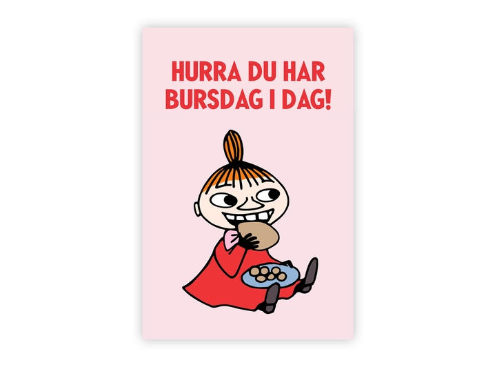Mummi dobbeltkort- Hurra du har bursdag 17 cm  Mummi 